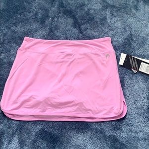 Pink ultra-soft tennis skirt
